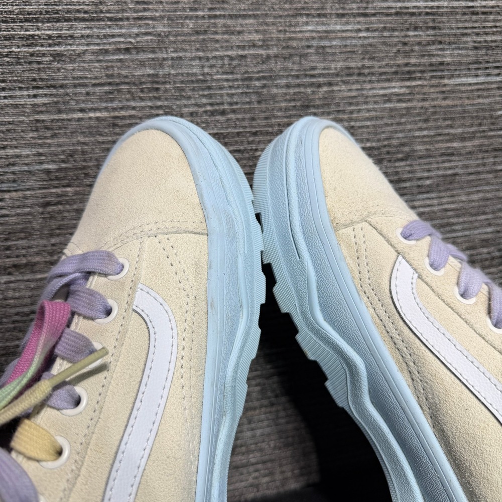 Vans Sneakers Women 9 Cream Old Skool Sententry WC Platform Pastel Lug Sole - Picture 14 of 15